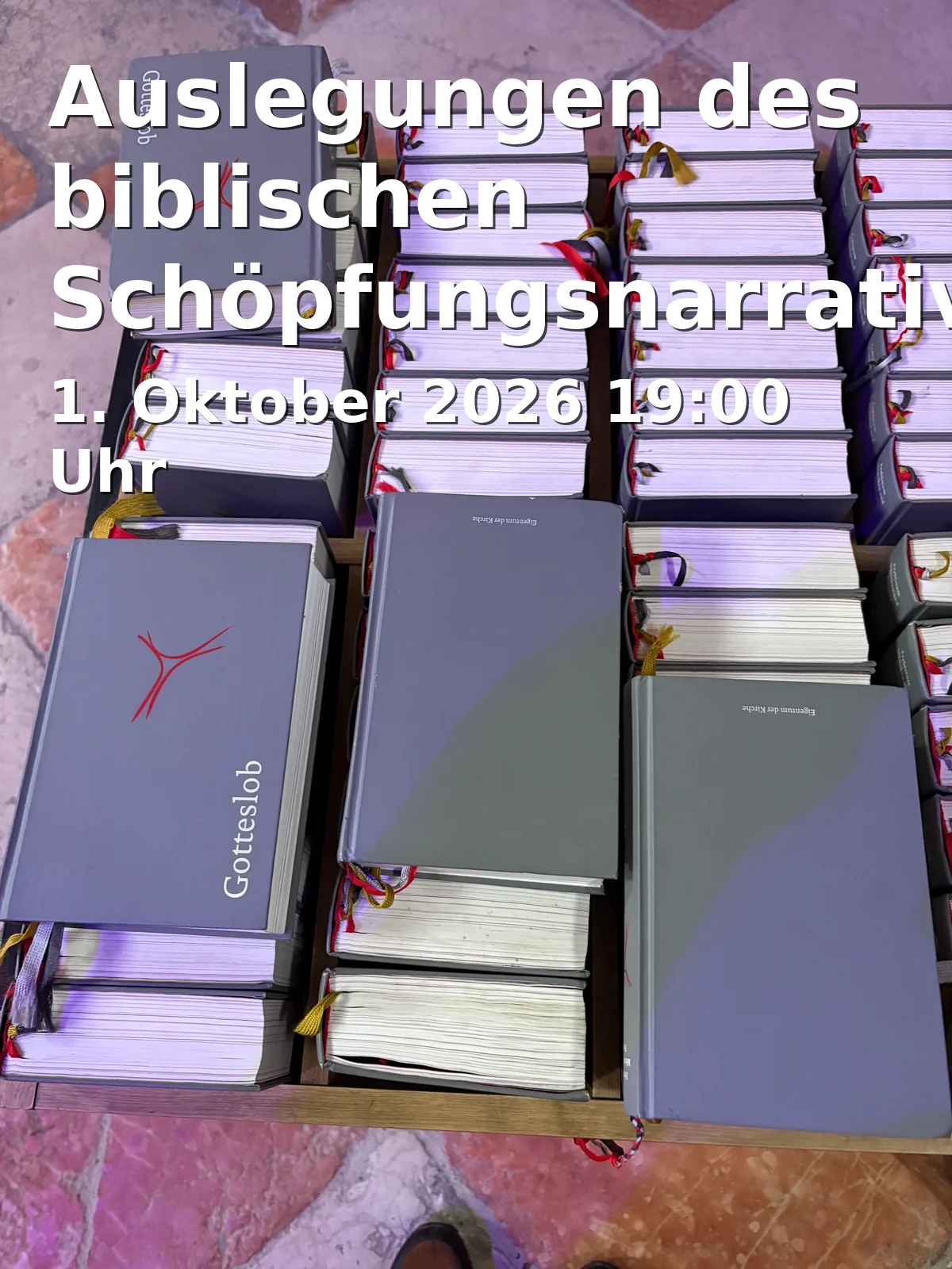 Event: Auslegungen des biblischen Schöpfungsnarratives in Judentum, Christentum und Islam in der Spätantike in Pfarrzentrum St. Ludwig, Karolinenstraße 30, 91522 Ansbach on 1. Oktober 2026