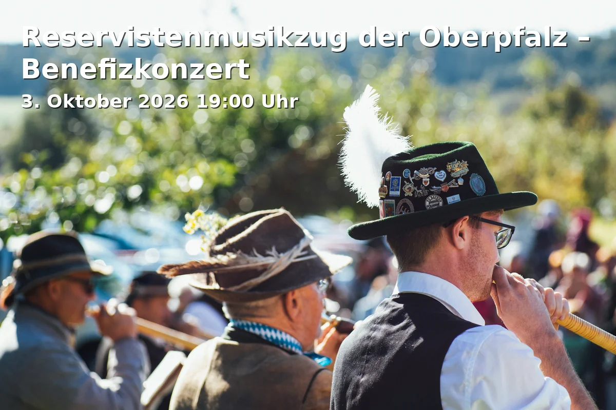 Event: Reservistenmusikzug der Oberpfalz – Benefizkonzert