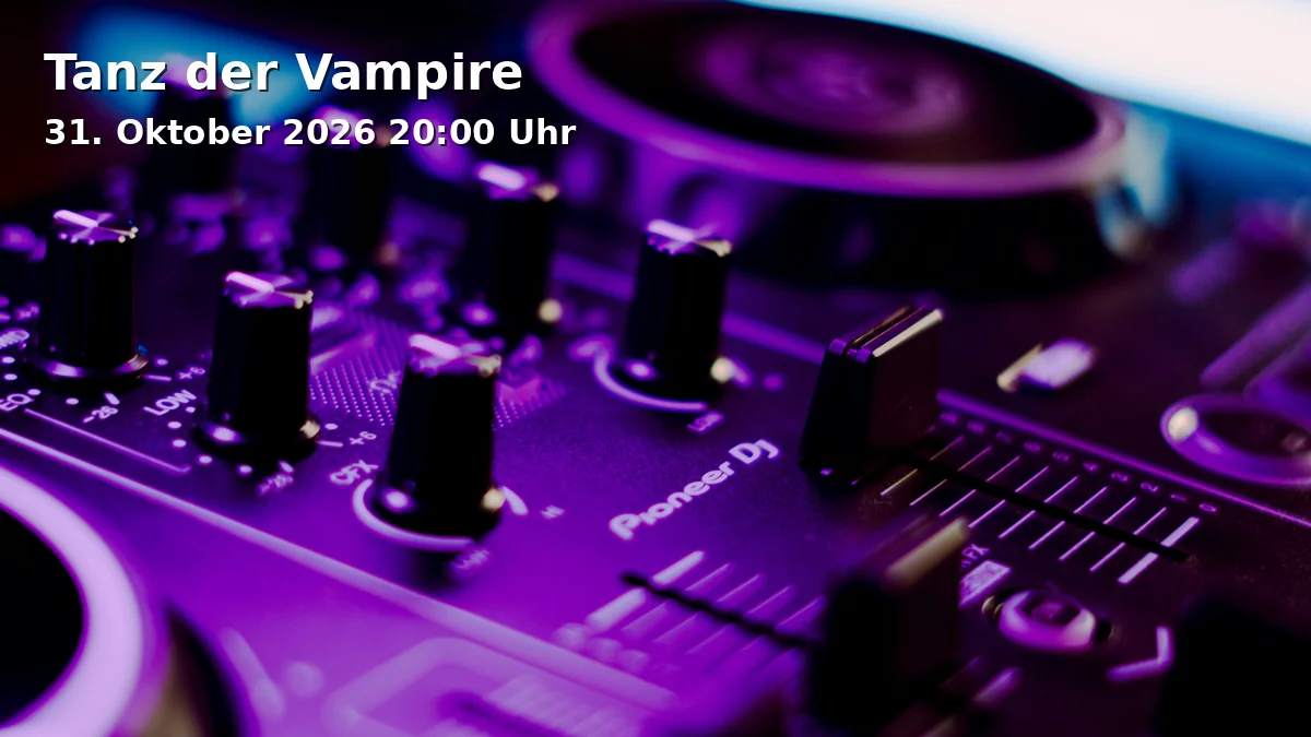 Event: Tanz der Vampire in Kofferfabrik, Lange Straße 81, 90762 Fürth on 31. Oktober 2026