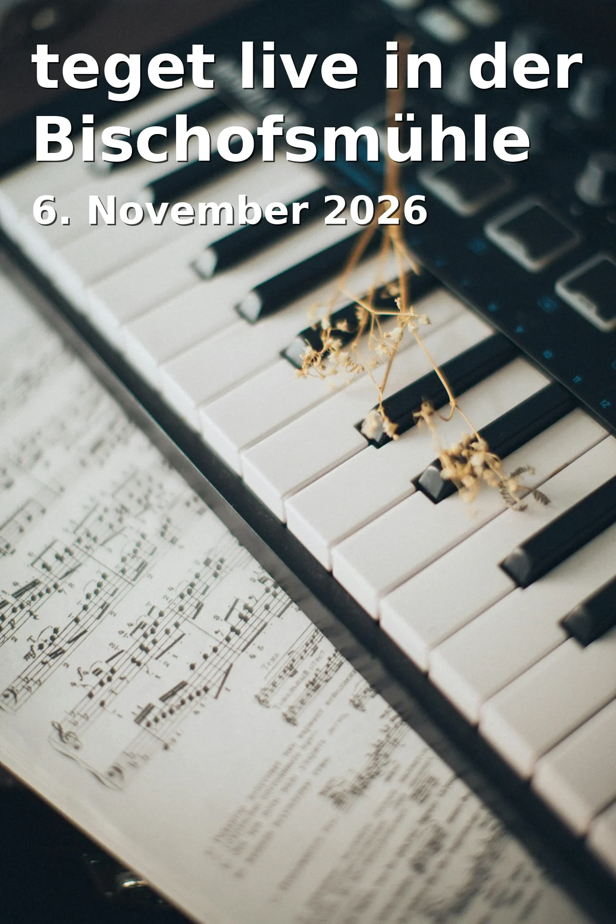 Event: teget live in der Bischofsmühle in Bischofsmühle, k.A., Hildesheim on 6. November 2026