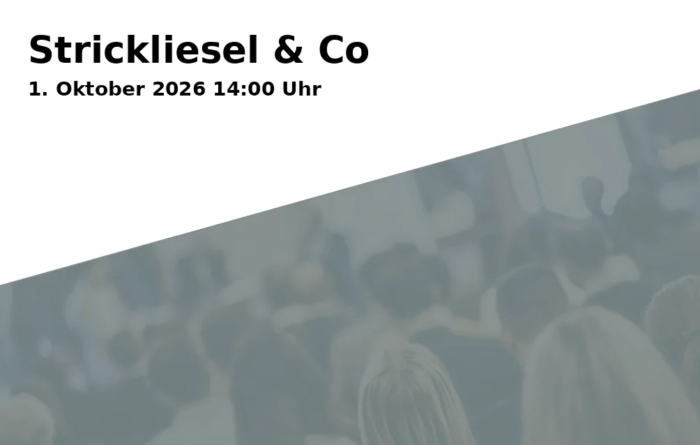 Event: Strickliesel & Co in Stadtteilbibliothek Horst, Turfstraße 21, 45899 Gelsenkirchen on 1. Oktober 2026