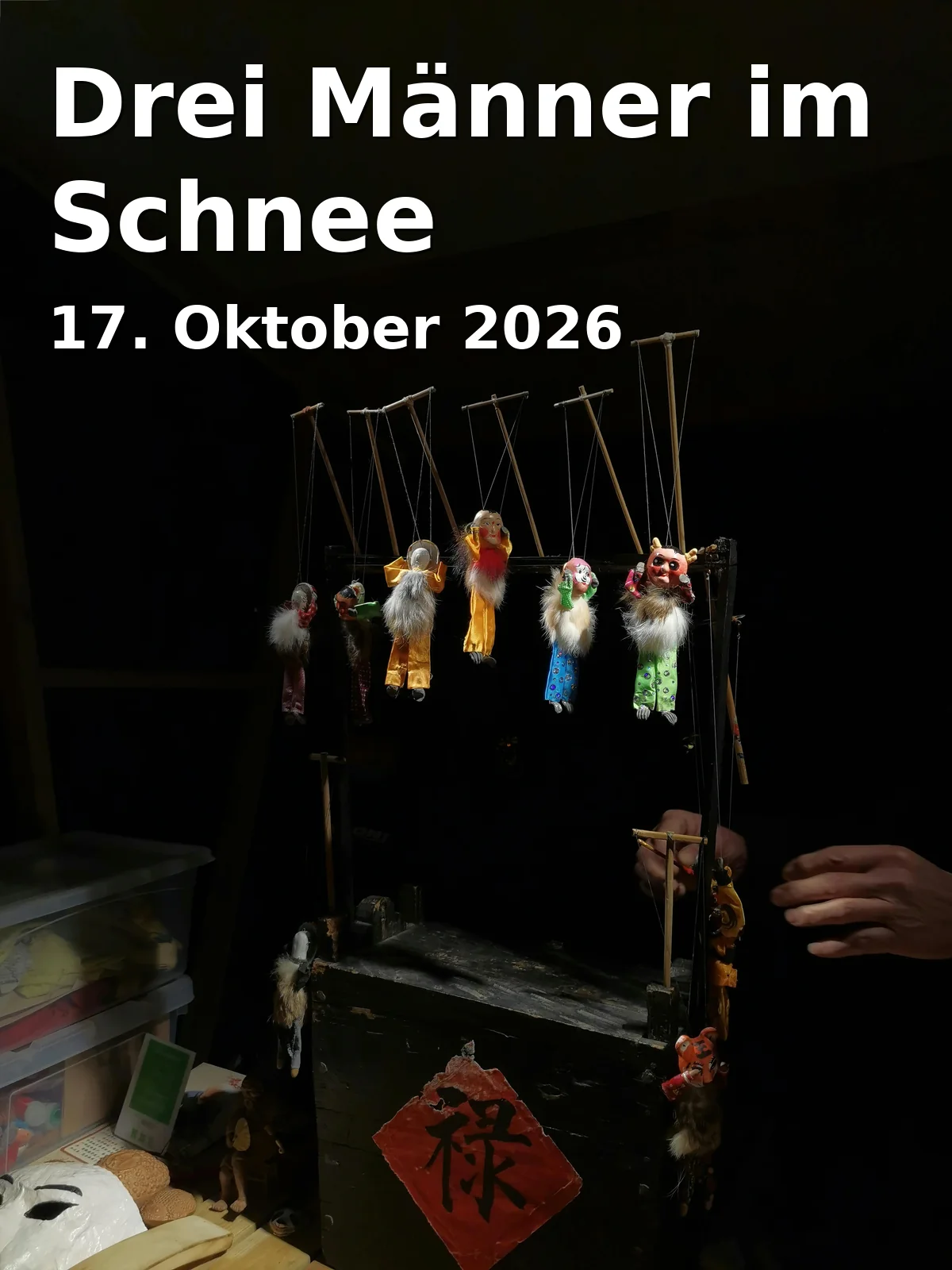 Event: Drei Männer im Schnee
