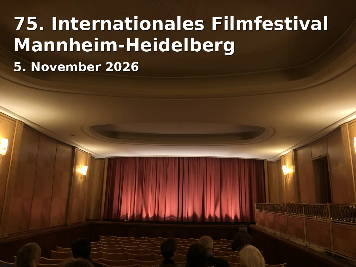 Event: 75. Internationales Filmfestival Mannheim-Heidelberg in Mehrere Festivalorte in Mannheim, Adresse k.A., Mannheim on 5. November 2026