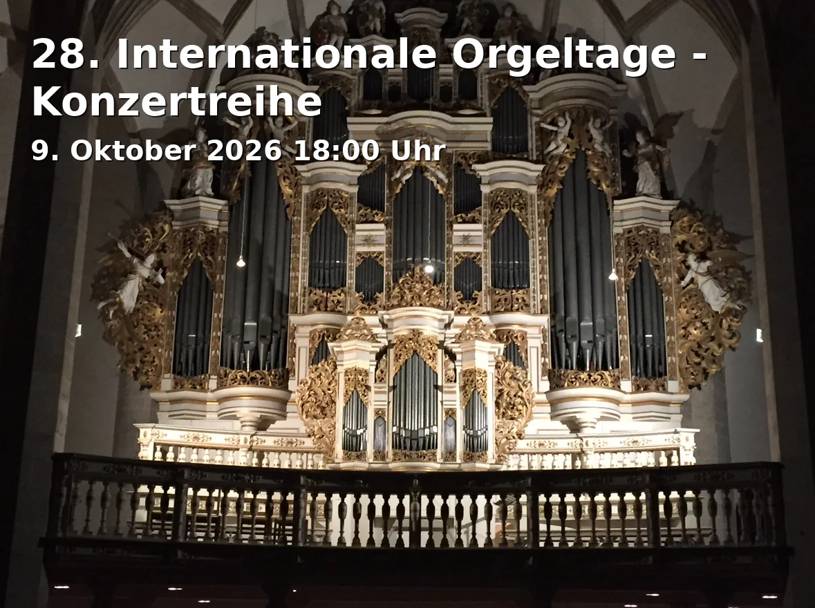 Event: 28. Internationale Orgeltage - Konzertreihe in St. Jacobi Kirche Göttingen, Göttingen on 9. Oktober 2026
