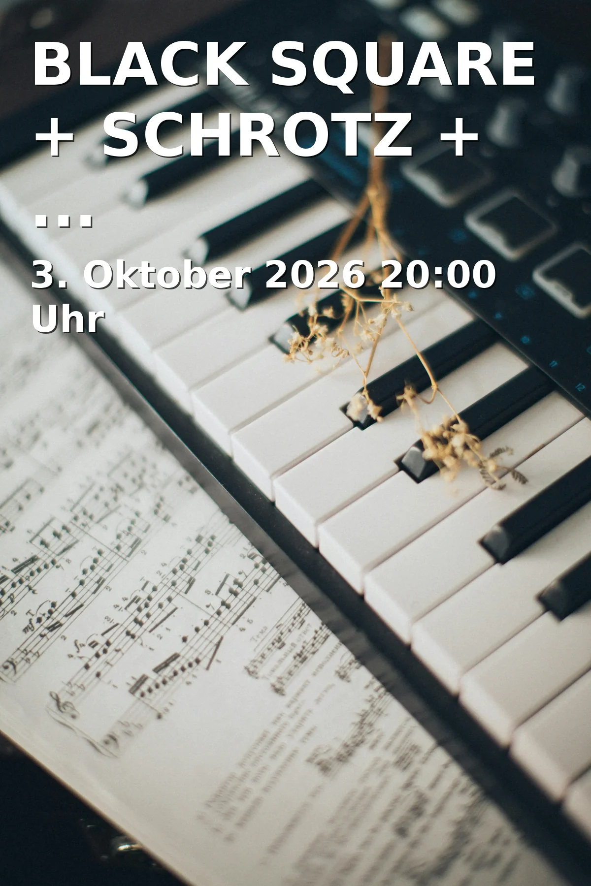 Event: BLACK SQUARE + SCHROTZ + SCHEPPERSCHWESTER in AJZ Neubrandenburg, k.A., Neubrandenburg on 3. Oktober 2026