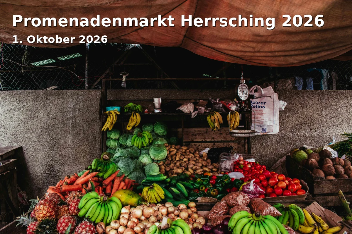Event: Promenadenmarkt Herrsching 2026 in Promenadenmarkt Herrsching, Seepromenade, 82211 Herrsching on 1. Oktober 2026