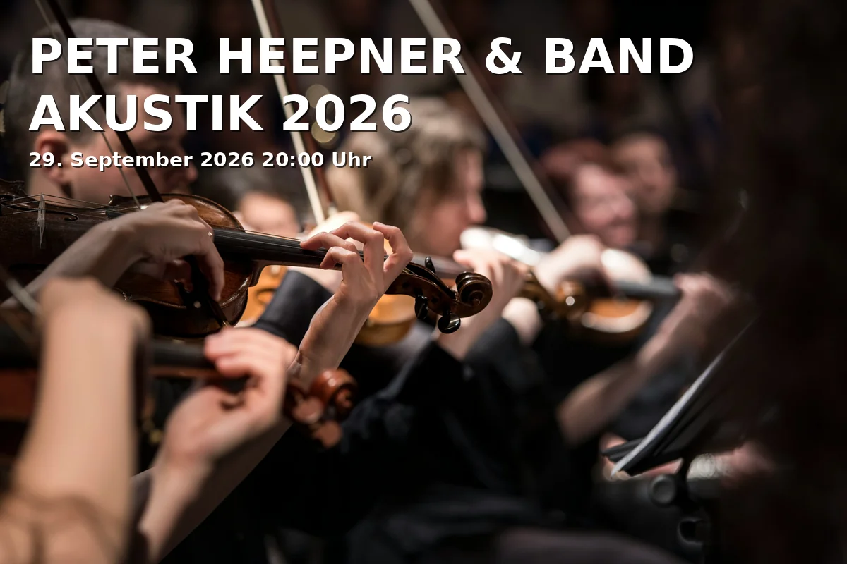 Event: PETER HEEPNER & BAND ACOUSTIC 2026