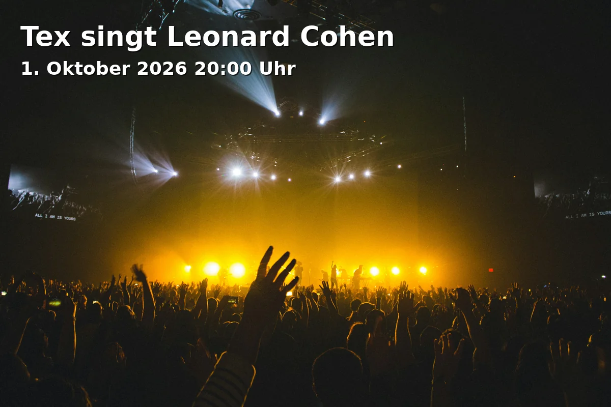 Event: Tex sings Leonard Cohen