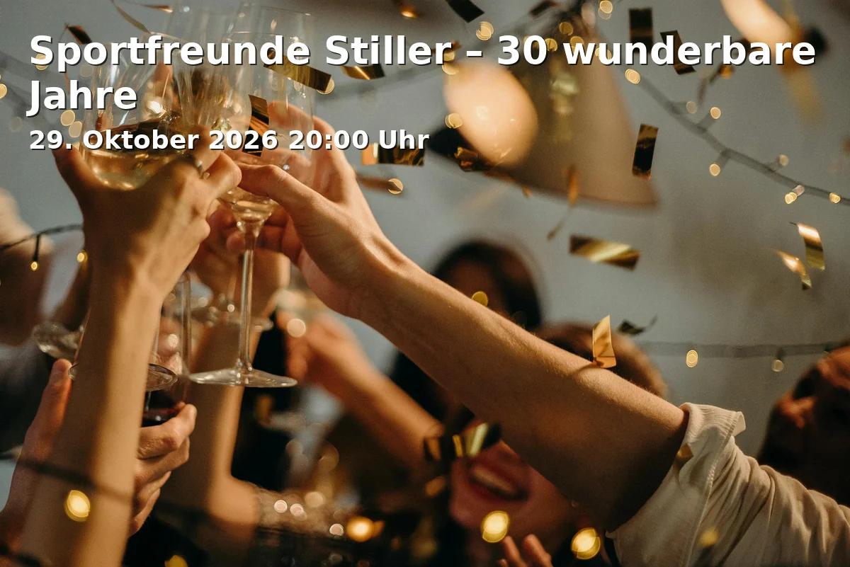 Event: Sportfreunde Stiller – 30 wunderbare Jahre in bigBOX ALLGÄU, Kotterner Str. 64, 87435 Kempten on 29. Oktober 2026