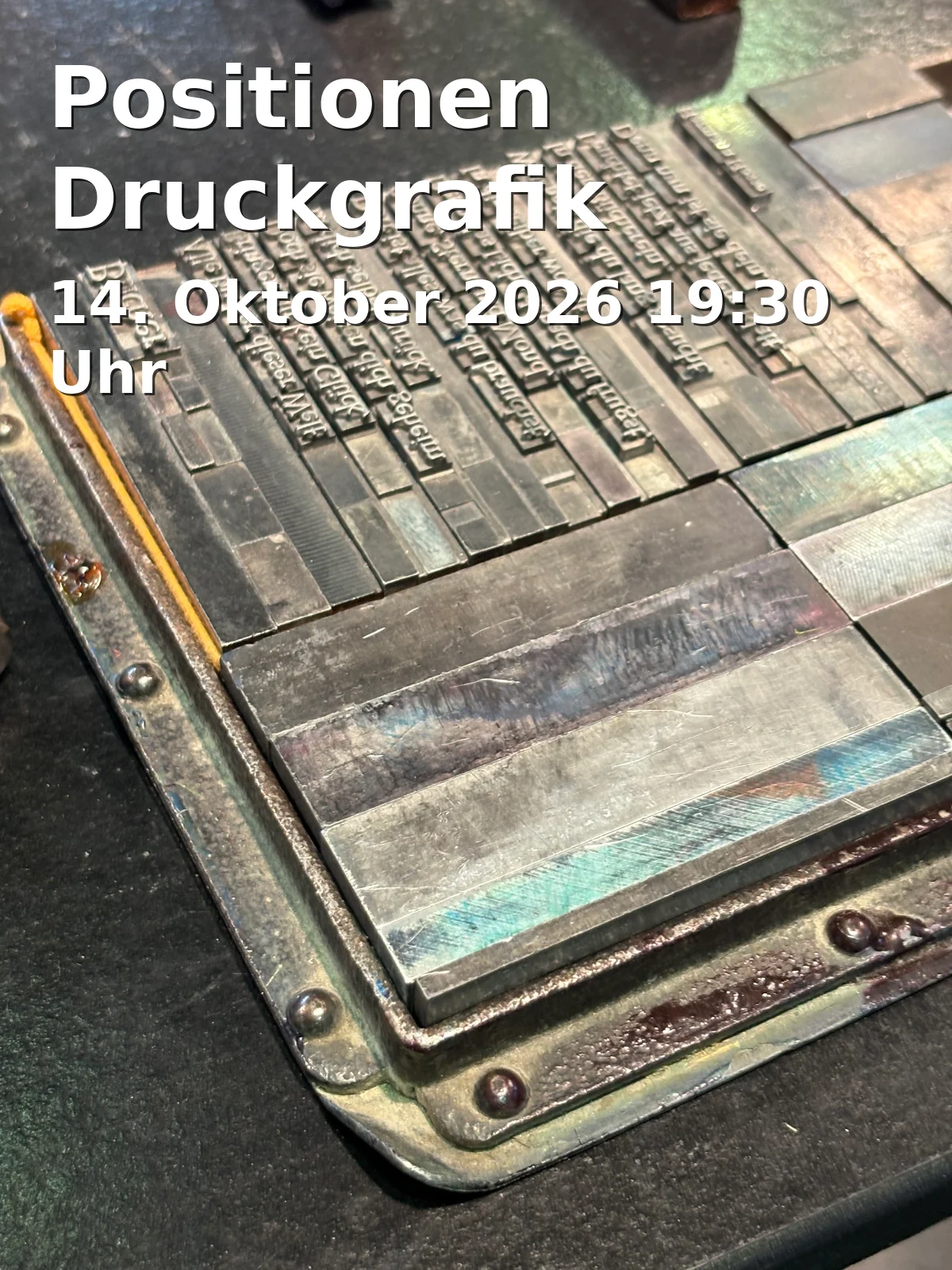 Event: Positionen Druckgrafik in Galerie in der Promenade, Hornschuchpromenade 179, 90762 Fürth on 14. Oktober 2026