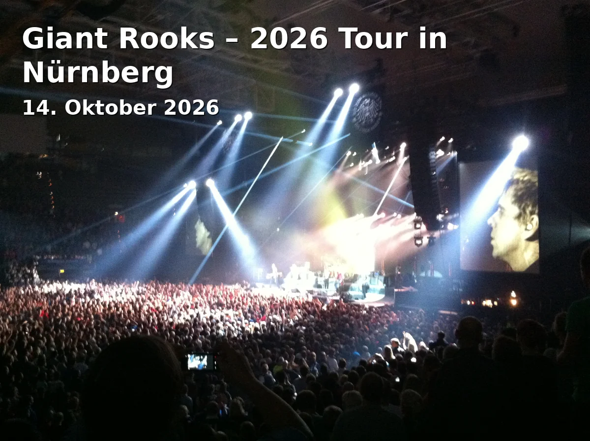 Event: Giant Rooks – 2026 Tour in Nürnberg in KIA Metropol Arena Nürnberg, Dr.-Ingeborg-Bausenwein-Straße 1, 90431 Nürnberg on 14. Oktober 2026
