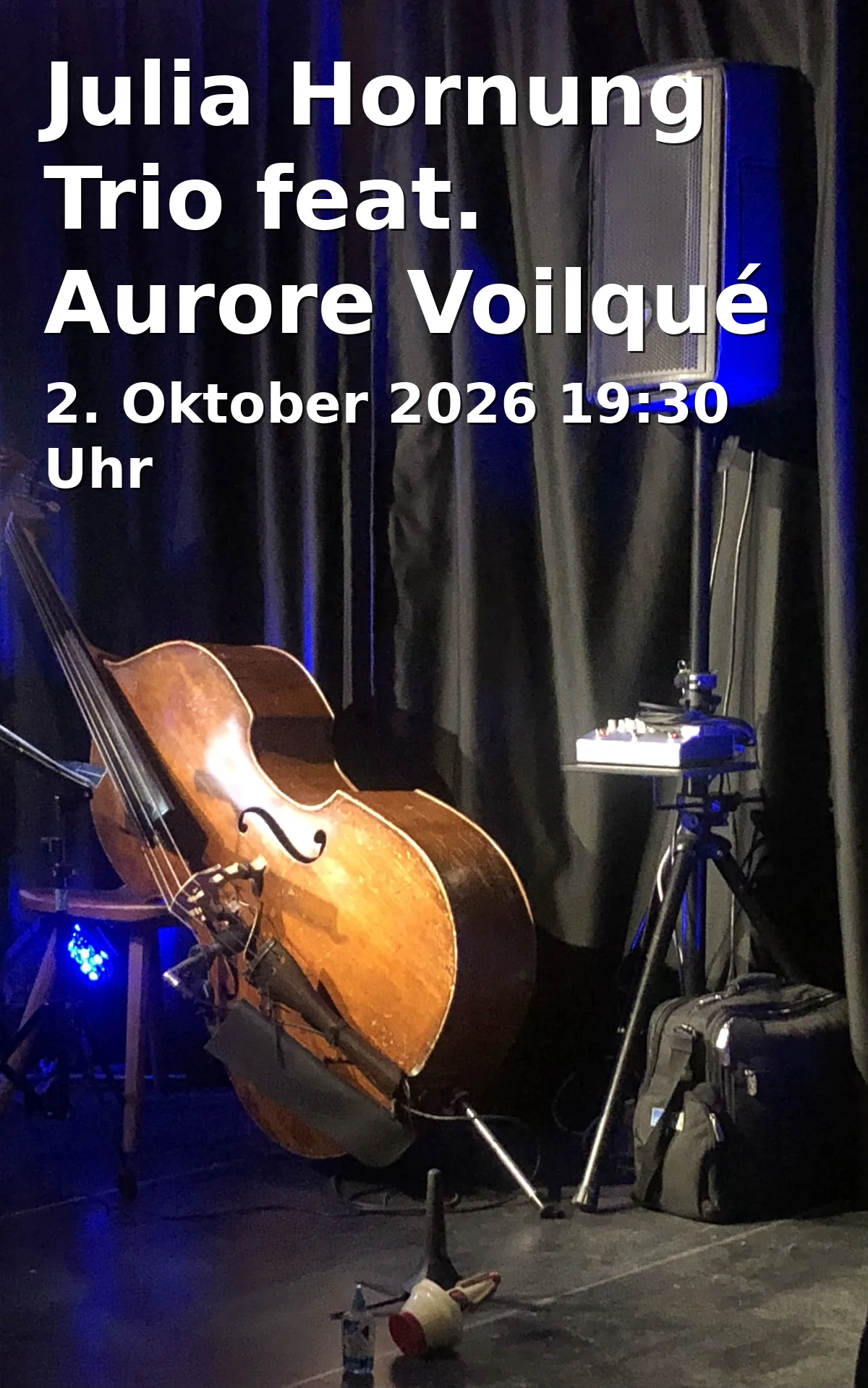 Event: Julia Hornung Trio feat. Aurore Voilqué in Kirchenwirt Wörthsee, Weßlinger Straße 1 b, 82237 Wörthsee on 2. Oktober 2026