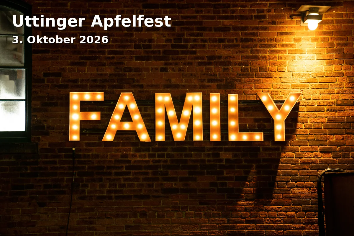 Event: Uttinger Apfelfest in Selzamwiesen, Eduard-Thöny-Straße, 86919 Utting am Ammersee on 3. Oktober 2026