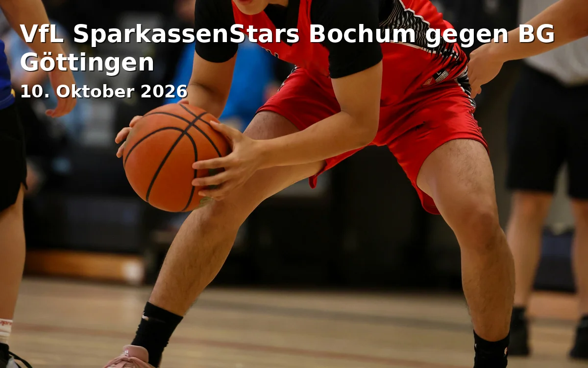 Event: VfL SparkassenStars Bochum gegen BG Göttingen in Rundsporthalle, k.A., Bochum on 10. Oktober 2026