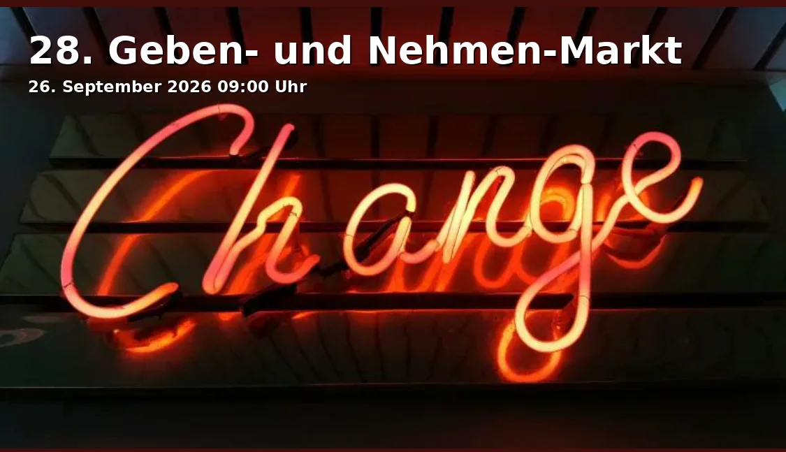 Event: 28. Geben- und Nehmen-Markt