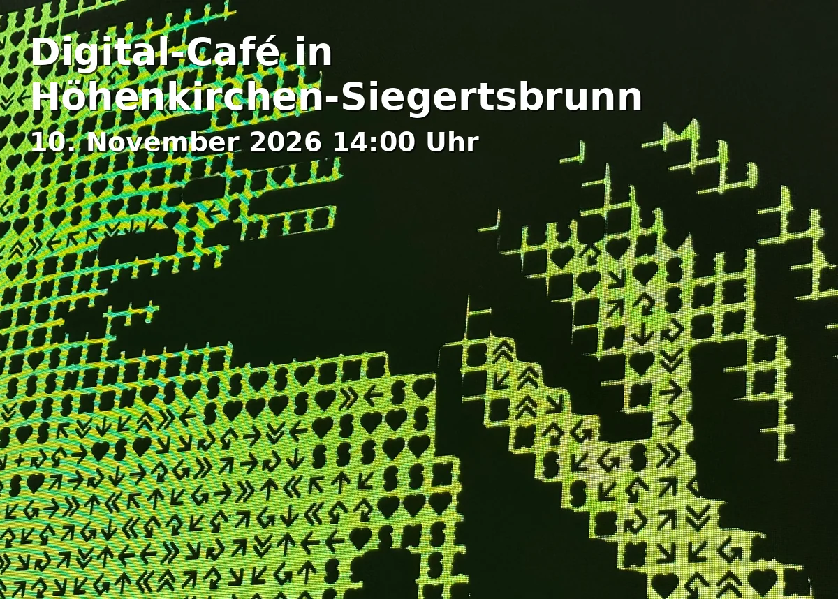 Event: Digital-Café in Höhenkirchen-Siegertsbrunn
