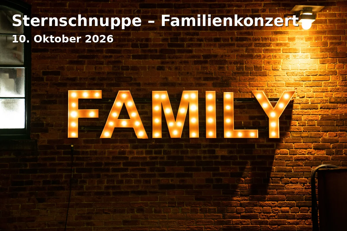 Event: Sternschnuppe – Familienkonzert in Tonhalle Düsseldorf, Ehrenhof 1, 40479 Düsseldorf on 10. Oktober 2026