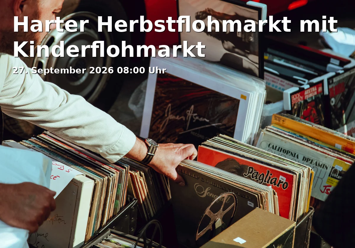 Harter Herbstflohmarkt mit Kinderflohmarkt