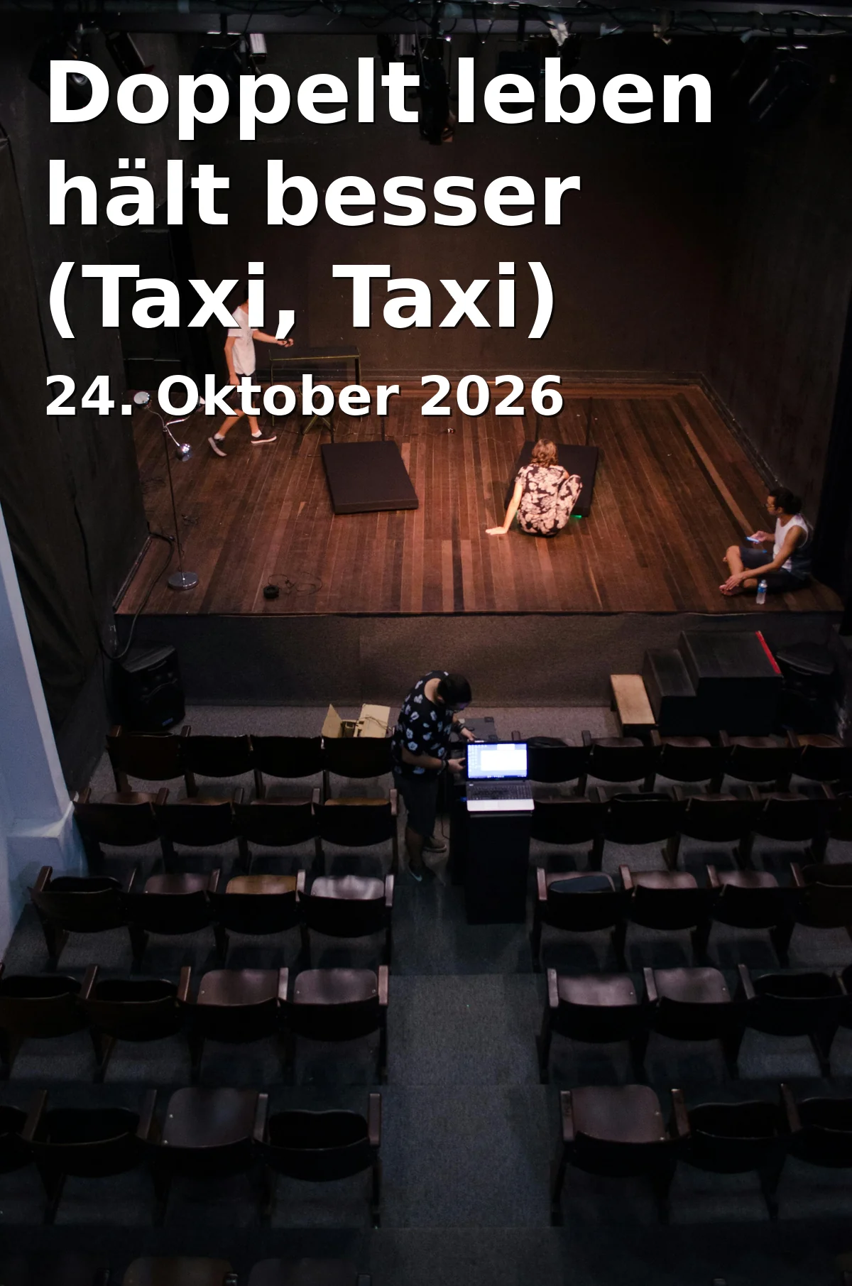 Event: Doppelt leben hält besser (Taxi, Taxi) in Ludwig-Thoma-Haus, Adresse nicht angegeben, Dachau on 24. Oktober 2026
