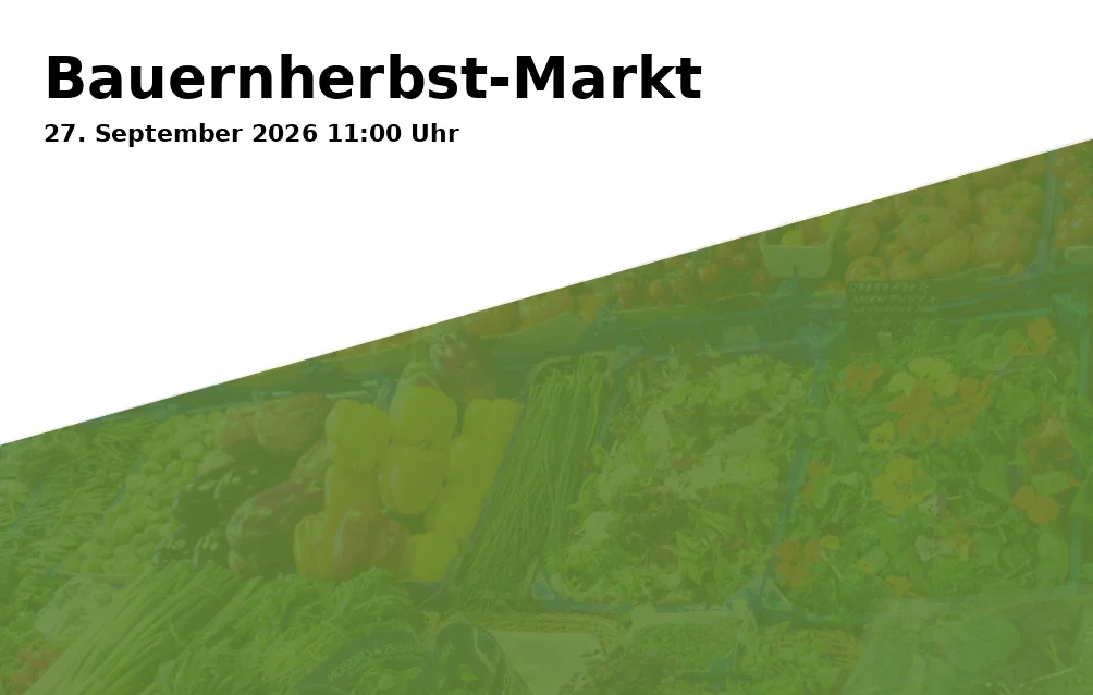 Event: Bauernherbst-Markt in Gartenbauverein Nußdorf, Dorfanger, 83131 Nußdorf a. Inn on 27. September 2026