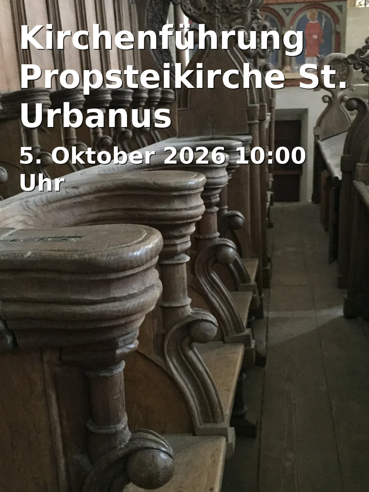 Event: Kirchenführung Propsteikirche St. Urbanus in St. Urbanus Kirchplatz - Geschichtstafel 1000 Jahre Kirche in Buer, Sankt-Urbanus-Kirchplatz 9, 45894 Gelsenkirchen on 5. Oktober 2026