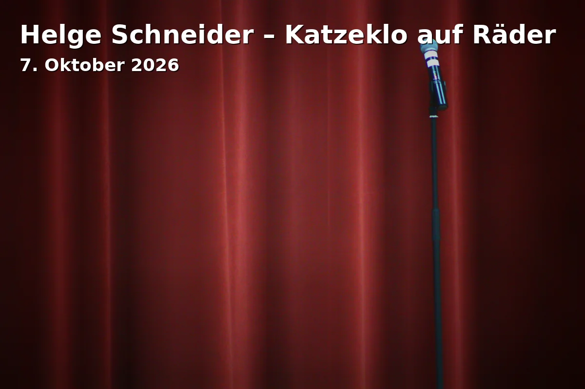 Event: Helge Schneider – Katzeklo auf Räder in Musik- und Kongresshalle Lübeck, Willy-Brandt-Allee 10, 23554 Lübeck on 7. Oktober 2026