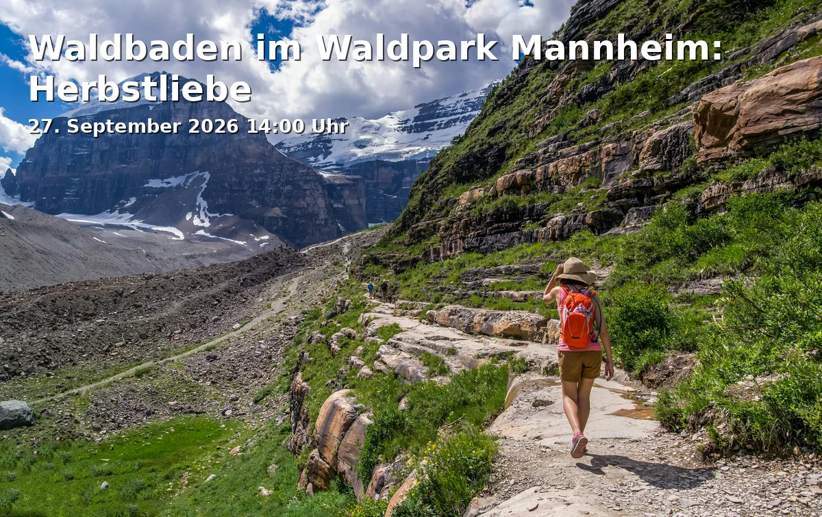 Event: Waldbaden im Waldpark Mannheim: Herbstliebe