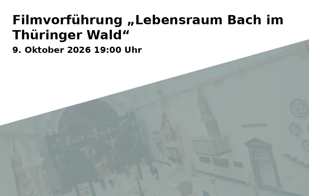 Event: Filmvorführung „Lebensraum Bach im Thüringer Wald“