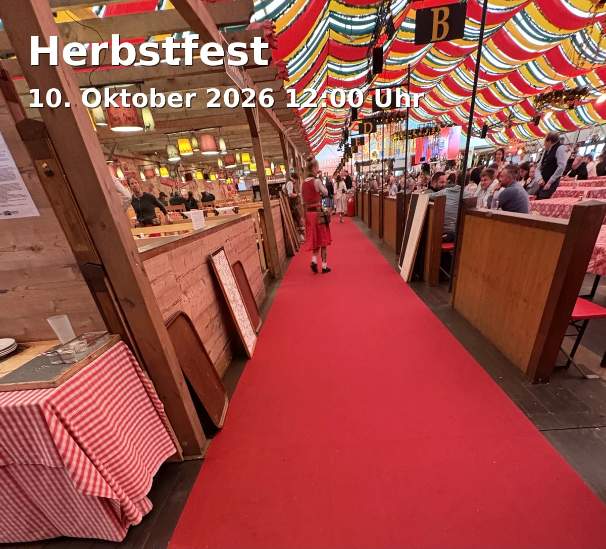 Event: Herbstfest in Heinrichsbacher Hütte, Zella-Mehlis, 98544 Zella-Mehlis on 10. Oktober 2026