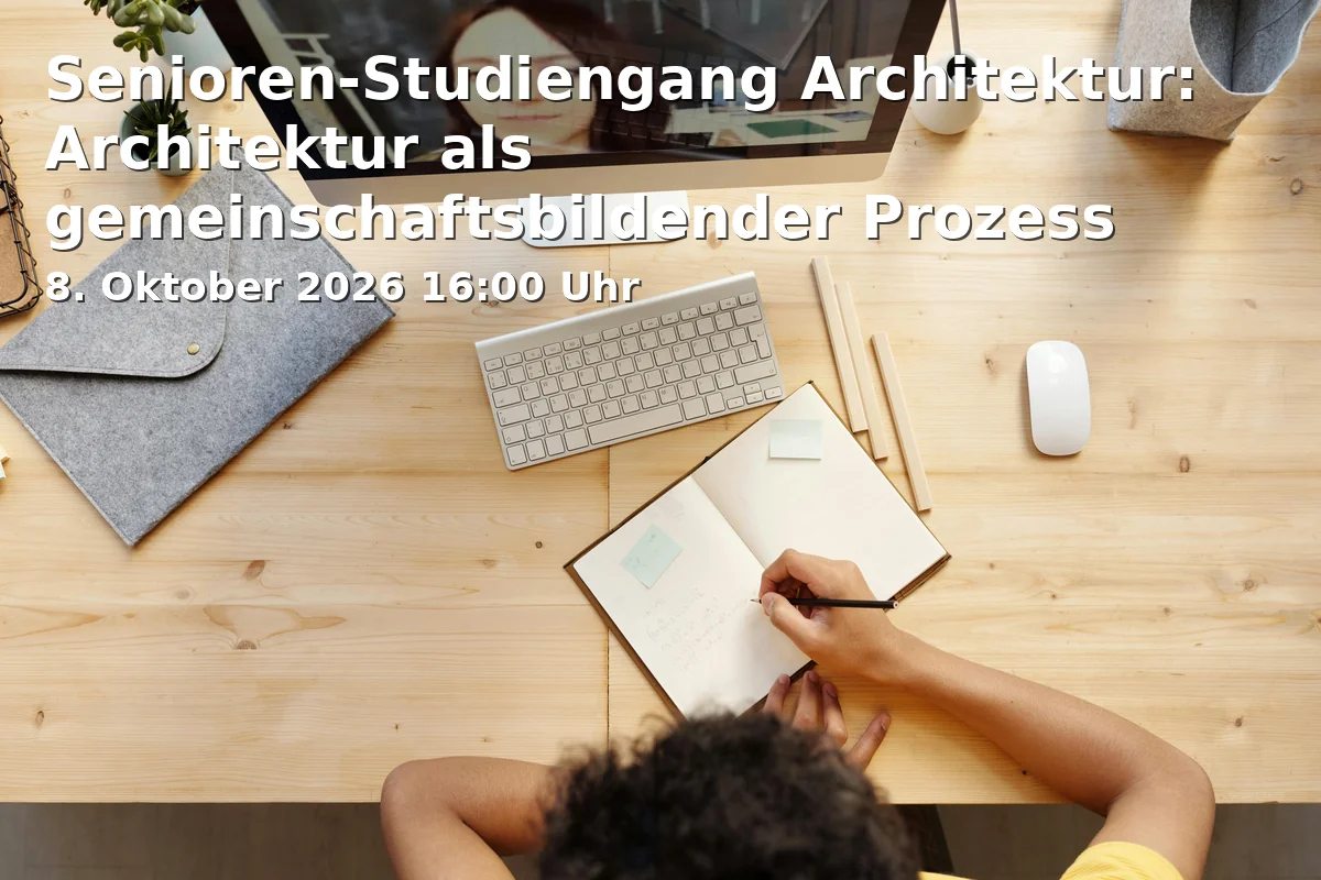 Event: Senioren-Studiengang Architektur: Architektur als gemeinschaftsbildender Prozess