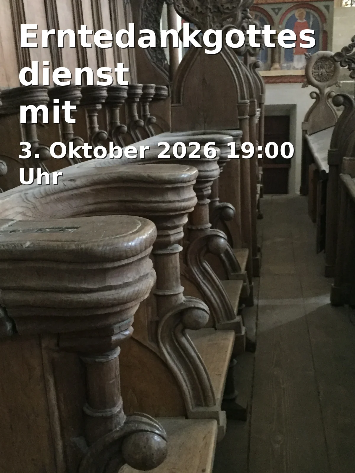 Event: Erntedankgottesdienst mit Frauengesang und Stubnmusi in Kirche Isarhofen, Kirchplatz, 94554 Moos on 3. Oktober 2026