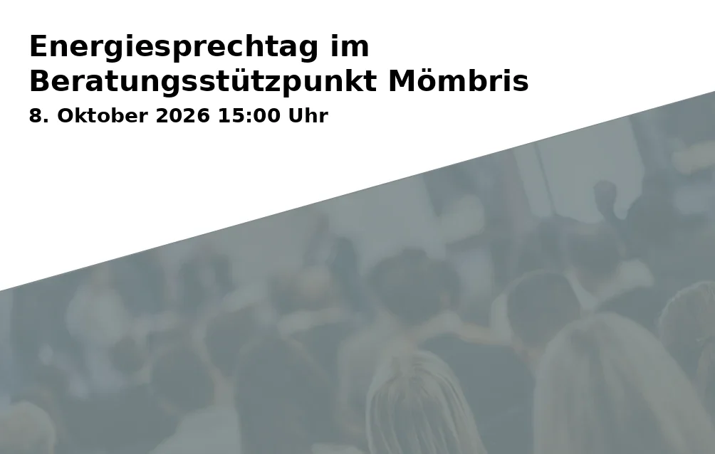 Event: Energiesprechtag im Beratungsstützpunkt Mömbris in Rathaus, Schimborner Straße 6, 63776 Mömbris on 8. Oktober 2026