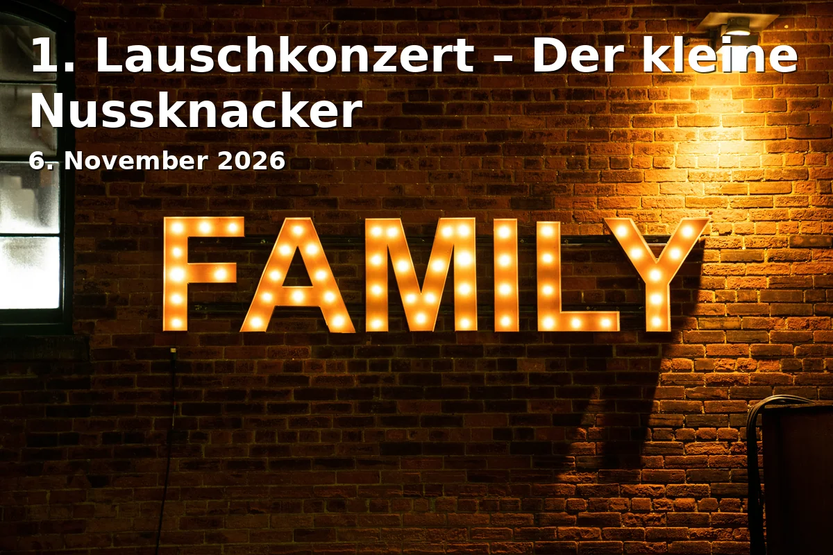 Event: 1. Lauschkonzert – Der kleine Nussknacker in Theater Erfurt, Theaterplatz 1, 99084 Erfurt on 6. November 2026