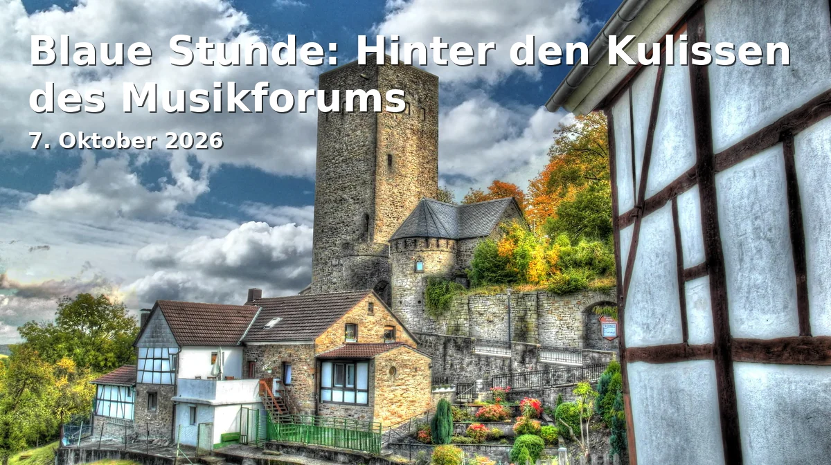 Event: Blaue Stunde: Hinter den Kulissen des Musikforums in ISEK-Büro, Willy-Brandt-Platz 8, 44787 Bochum on 7. Oktober 2026