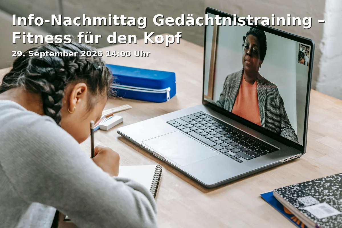 Event: Info-Nachmittag Gedächtnistraining – Fitness für den Kopf