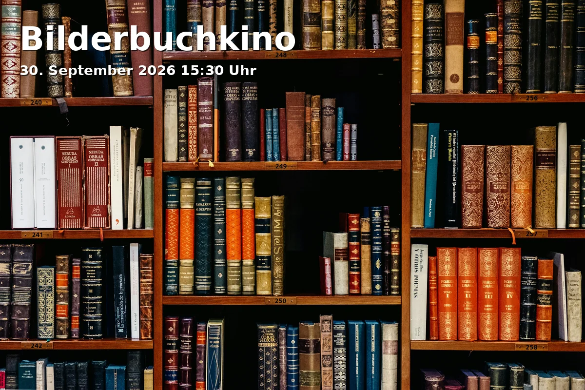 Event: Bilderbuchkino in Stadtteilbibliothek Mooswald, Falkenbergerstraße 21, 79110 Freiburg on 30. September 2026