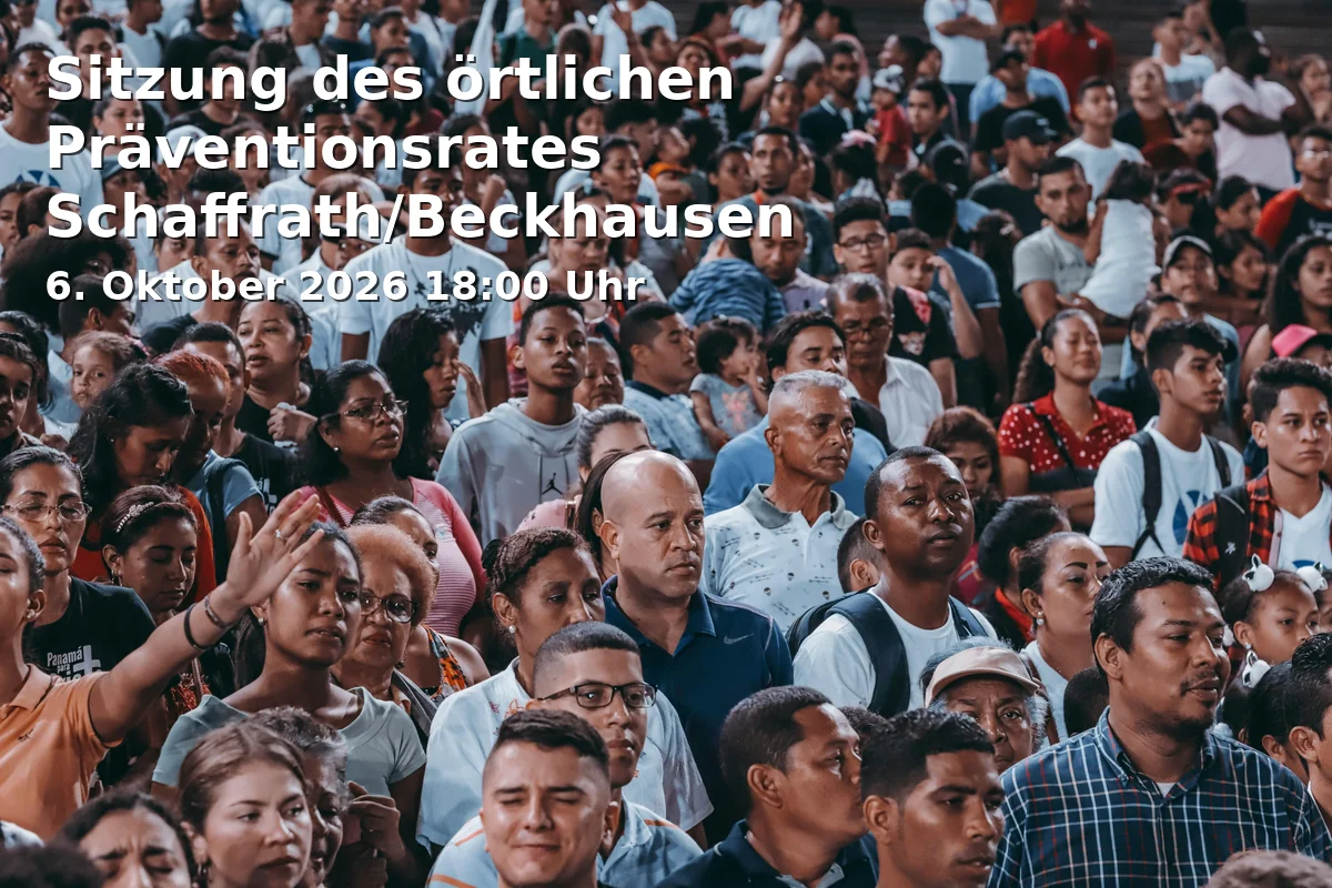 Event: Sitzung des örtlichen Präventionsrates Schaffrath/Beckhausen