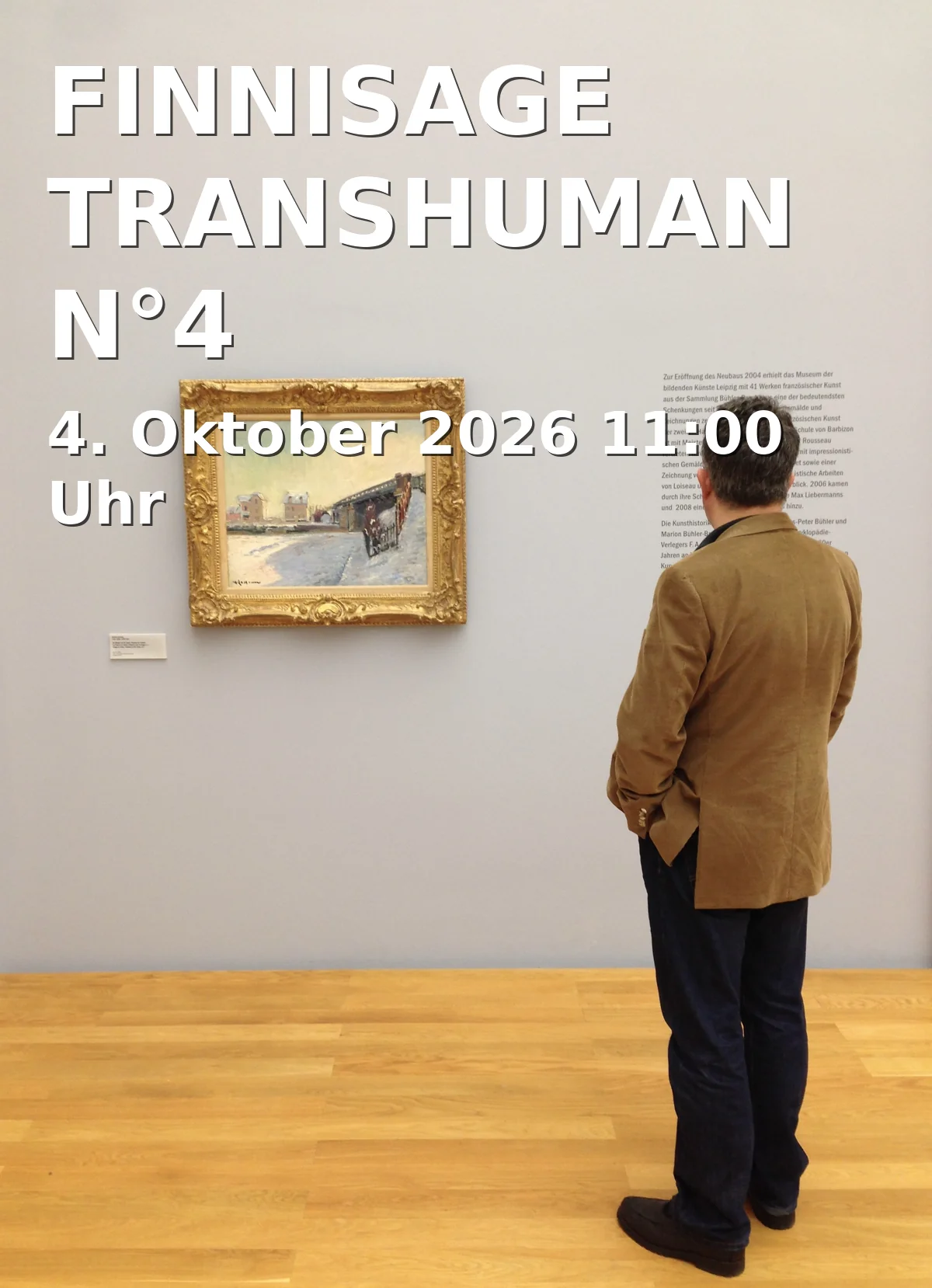 Event: FINNISAGE TRANSHUMAN N°4 in Altes Rathaus Göttingen, Markt 9, 37073 Göttingen on 4. Oktober 2026