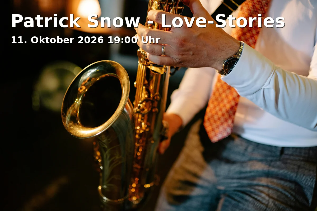 Event: Patrick Snow - Love-Stories in musa, Hagenweg 2a, 37081 Göttingen on 11. Oktober 2026