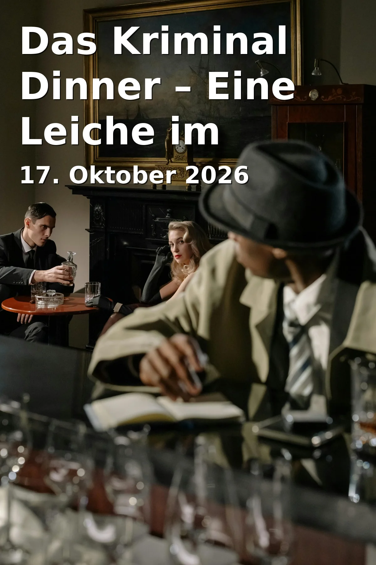 Event: Das Kriminal Dinner – Eine Leiche im Louvre in Wirtshaus zum Silberwald, Adresse nicht angegeben, Neu-Ulm on 17. Oktober 2026