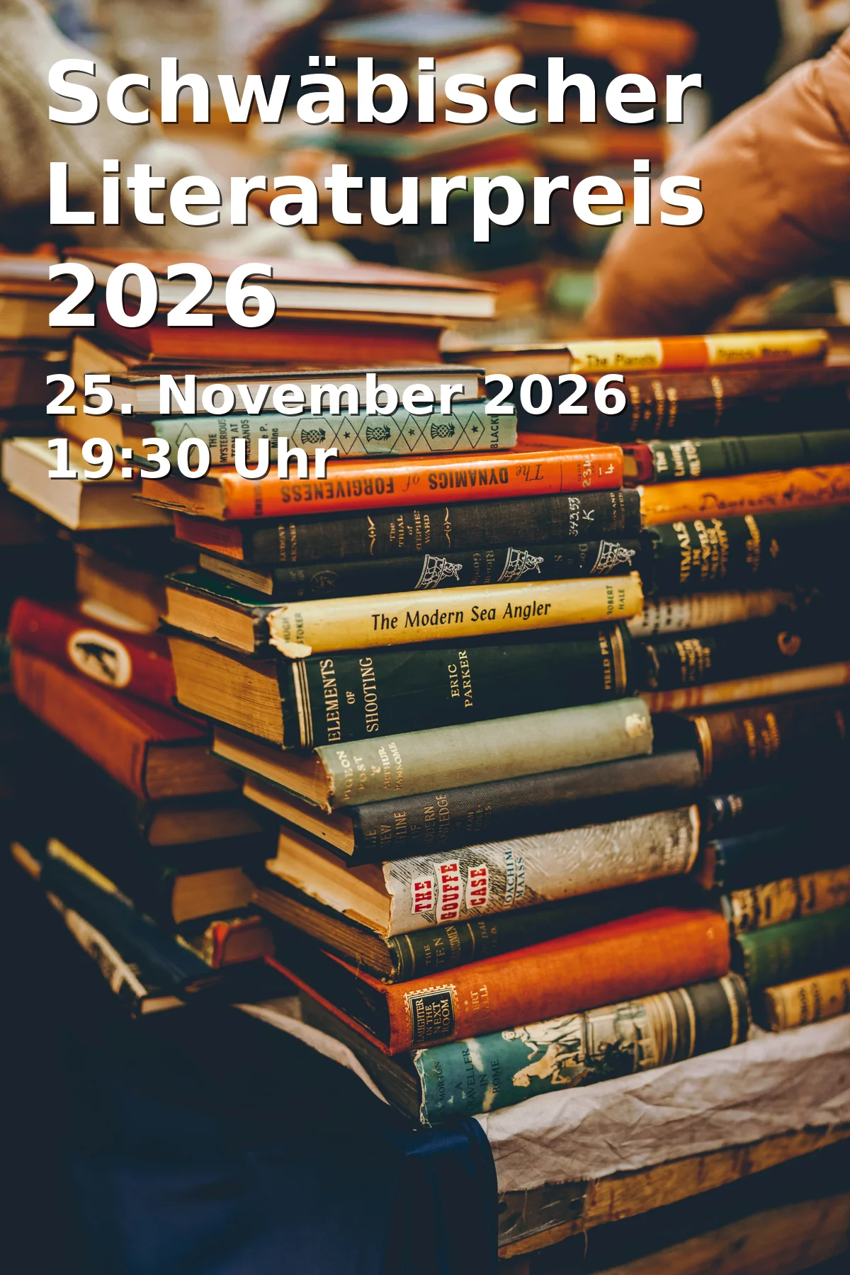 Event: Schwäbischer Literaturpreis 2026 in Sensemble, Bergmühlstraße 34, Augsburg on 25. November 2026