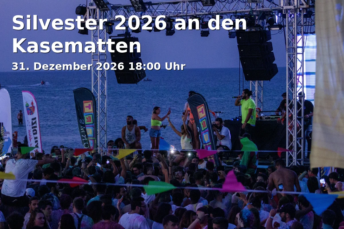 Silvester 2026 an den Kasematten