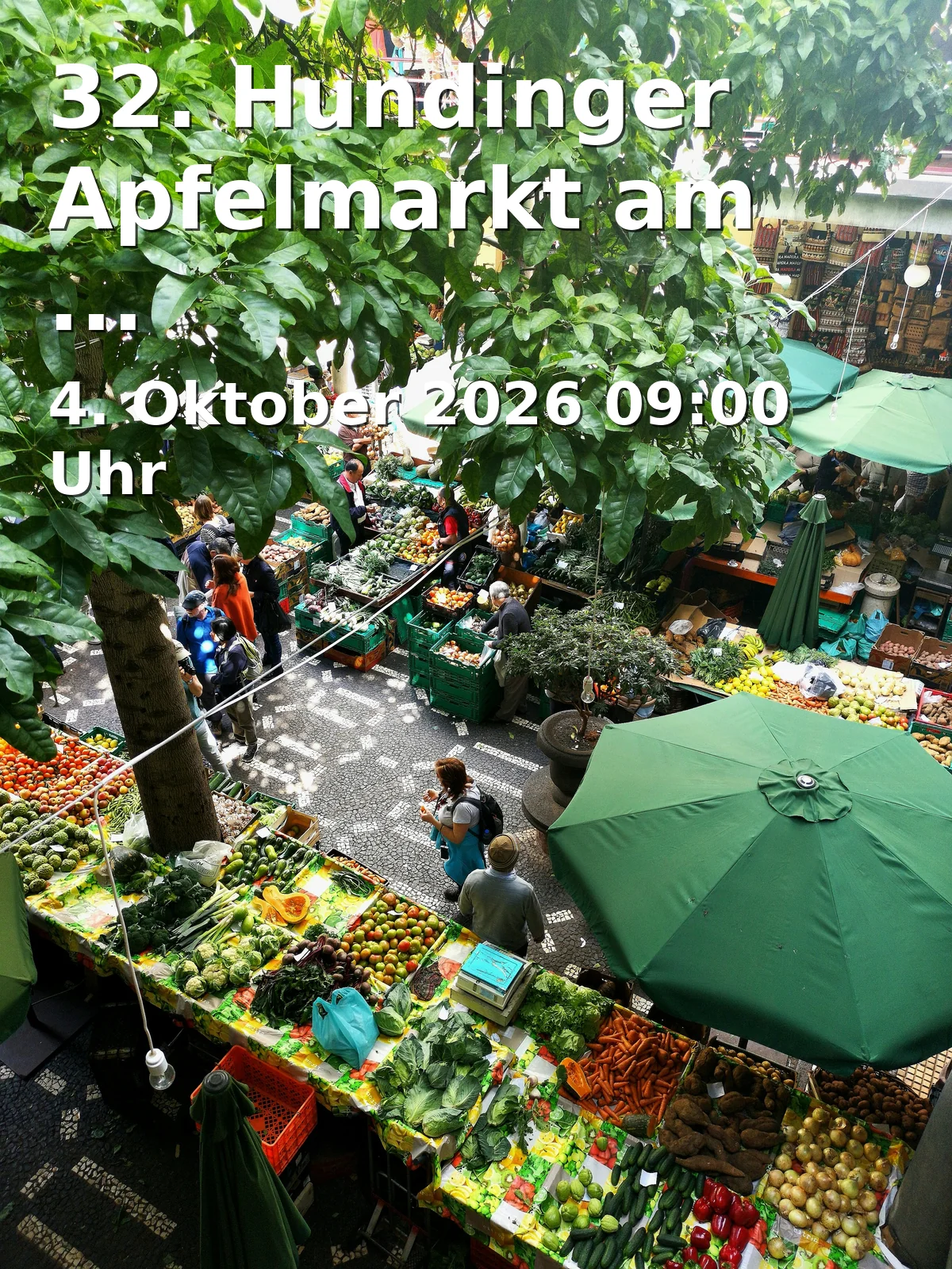 32. Hundinger Apfelmarkt am Erntedanksonntag
