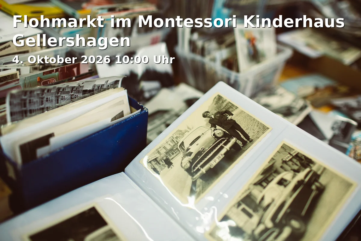 Event: Flohmarkt im Montessori Kinderhaus Gellershagen in Kopernikusstraße 70, 33613 Bielefeld, Deutschland on 4. Oktober 2026
