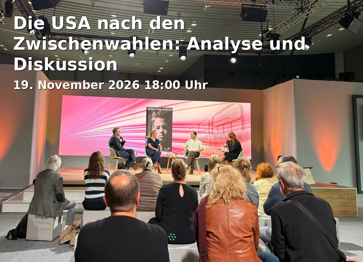Event: Die USA nach den Zwischenwahlen: Analyse und Diskussion in Volkshochschule Heilbronn: Deutschhof, Kirchbrunnenstraße 12, 74072 Heilbronn on 19. November 2026