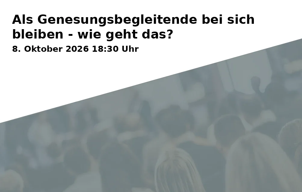 Event: Als Genesungsbegleitende bei sich bleiben - wie geht das? in Kontaktstelle Lebensräume GfS, Herforder Str. 26, 33602 Bielefeld on 8. Oktober 2026