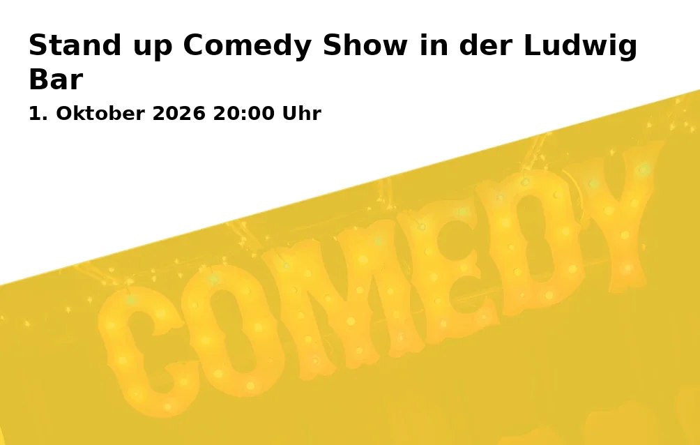 Stand up Comedy Show in der Ludwig Bar
