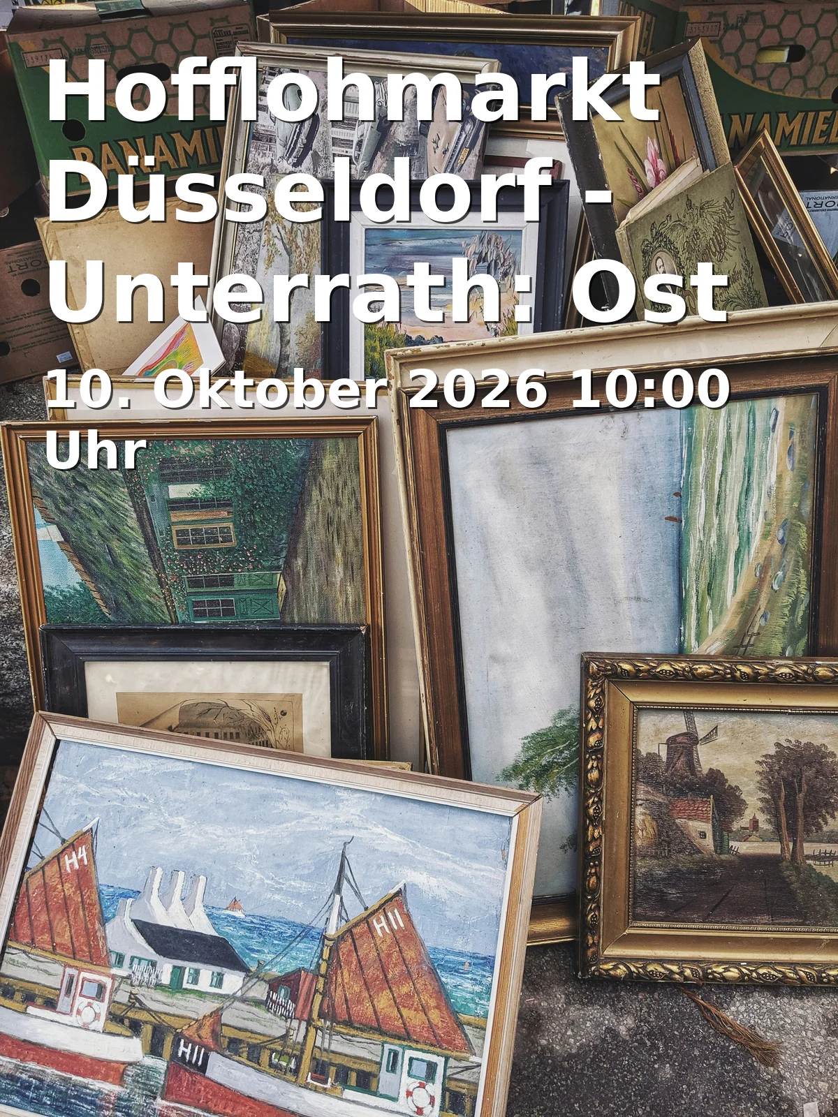 Event: Hofflohmarkt Düsseldorf - Unterrath: Ost in Düsseldorf-Unterrath: Ost, Düsseldorf on 10. Oktober 2026