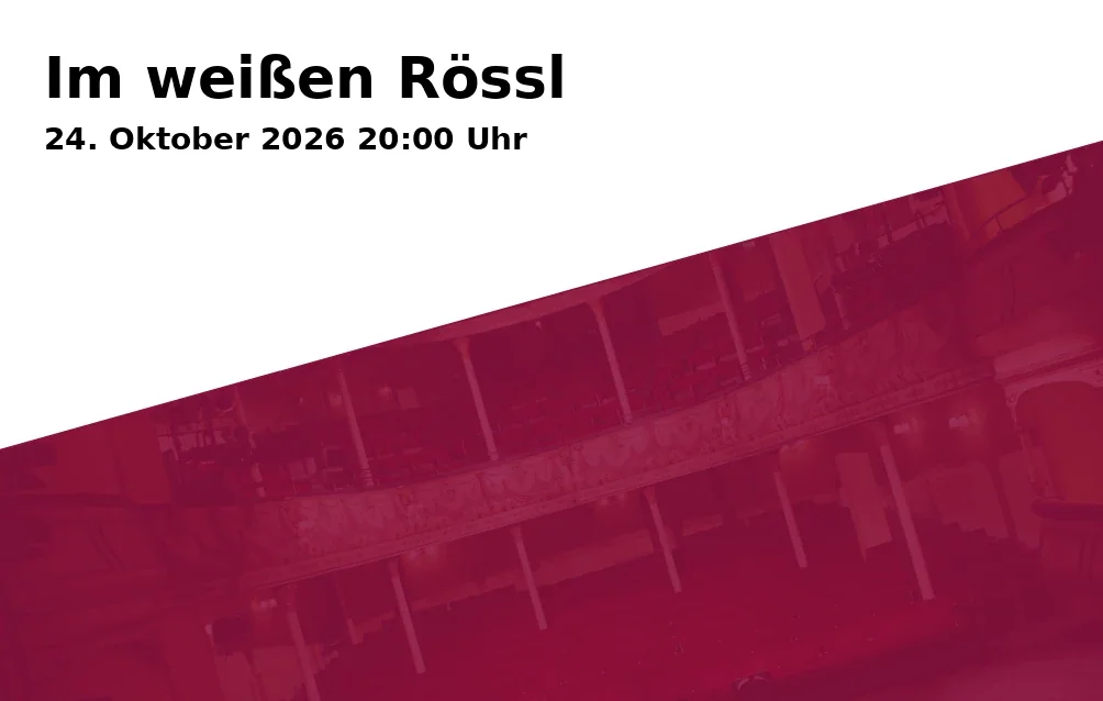 Event: Im weißen Rössl in Gemeindehalle Waldhausen, Aalen-Waldhausen on 24. Oktober 2026