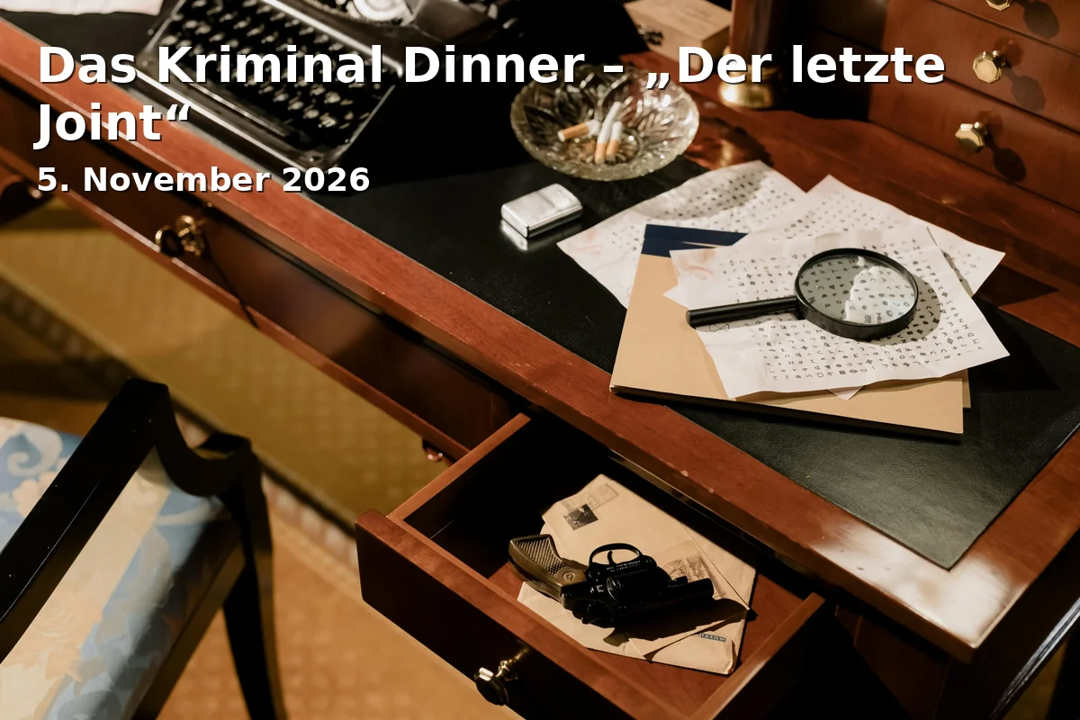 Event: Das Kriminal Dinner – „Der letzte Joint“